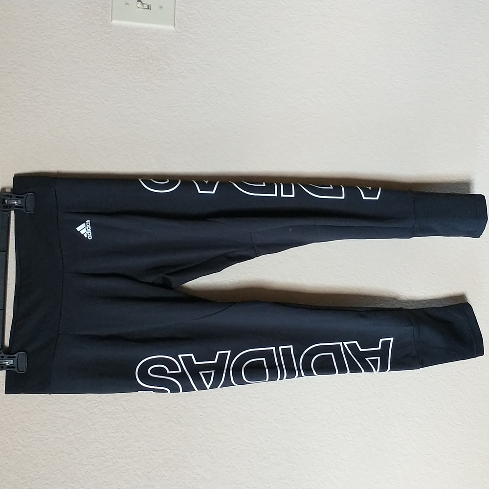 Adidas Climalite exercise tights, size M, black